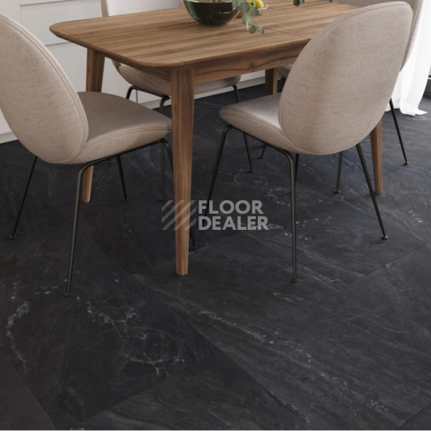 Ceramo Vinilam Stone 8 мм 91910 Неаполитанский Черный фото 2 | FLOORDEALER